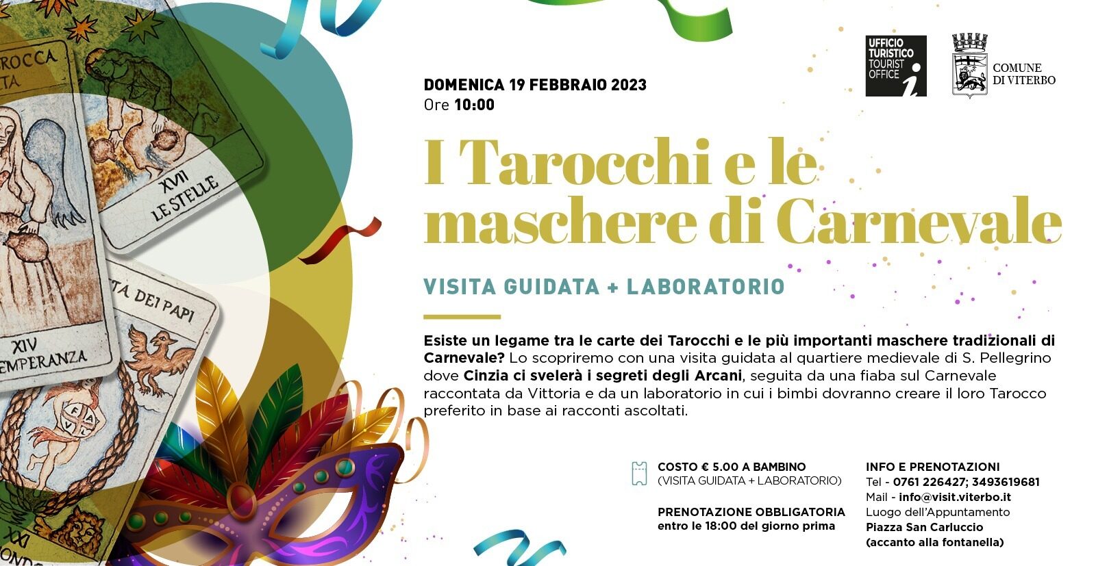 I TAROCCHI E LE MASCHERE DI CARNEVALE