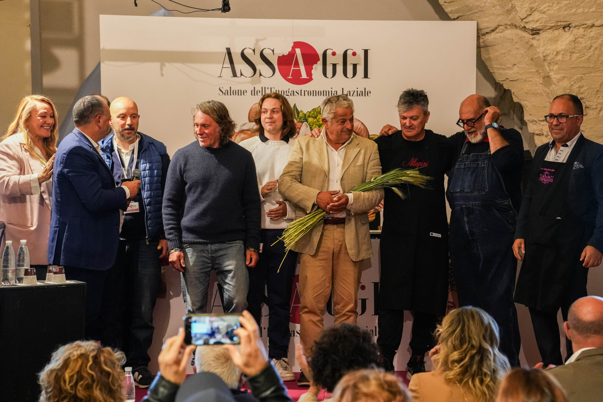 Momento sul palco del Salone Assaggi