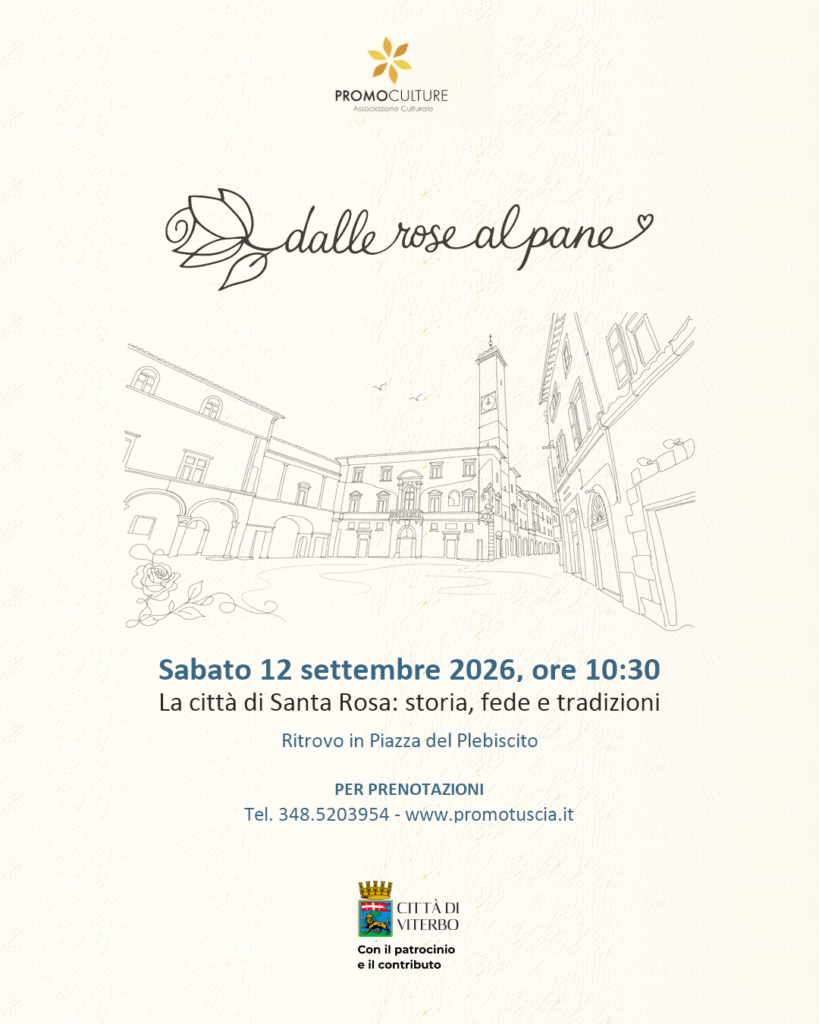 Dalle rose al pane, Sabato 12 settembre · ore 10:30: La città di Santa Rosa