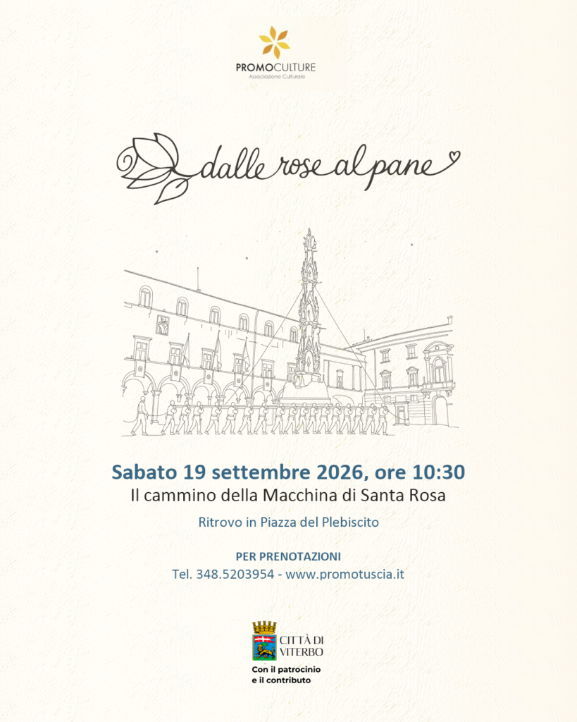 Dalle rose al pane, Sabato 19 settembre · ore 10:30: Il cammino della Macchina