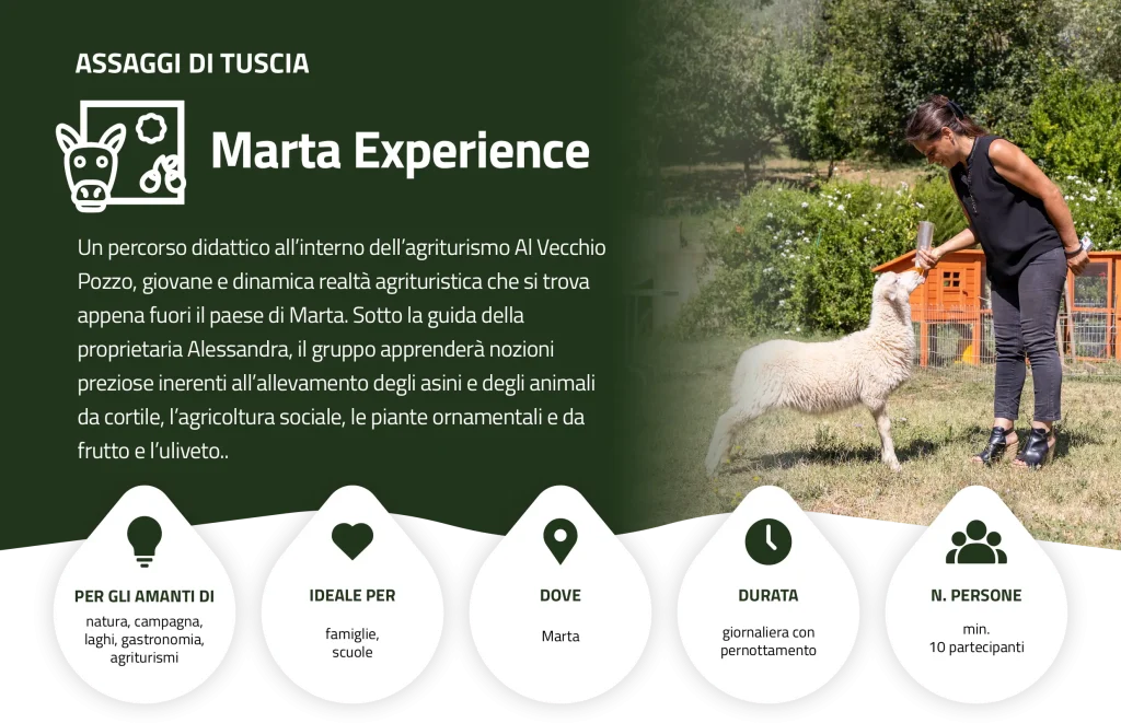 Locandina Assaggi di Tuscia — Marta Experience